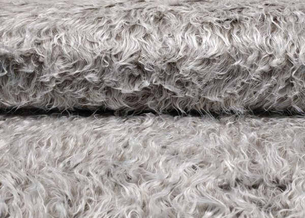 Zottelstoff brown Fake Fur Faux Fur