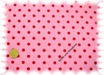 Punktestoff 7 mm   cotton dots pink, red