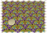 Baroc Fleur lime Elastic-Jersey print Hilco    Rest 48 cm reduced!!
