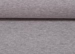 Eike melange Sweat angeraut hellgrau meliert Sweatshirtstoff Swafing