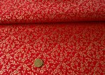 Glitzerranken christmas fabric red