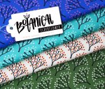 Botanical Elderflower mintgrün Hamburger Liebe Biobaumwolle Stretch-Jersey