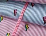 High Five von Hamburger Liebe Design stiches blau Baumwolle Webware mit Stickerei