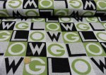 Hamburger Liebe Glow Collection Design Glow organic cotton green Albstoffe
