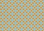 Julia Ornamente mini aqua Baumwolle Webware Meterware Blumenstoff Swafing