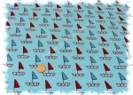 Maritim Boat Elastic-Jersey turquoise    Rest 52 cm reduced!!