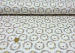 Safari Lion Hilco ecru organic cotton Baumwoll-Stretch-Jersey mit Löwen Biostoff