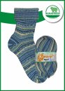 Opal Schafpate 14 Sockenwolle 4-fach 100 g Winterweide Frisches Trinkwasser blau