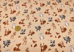 Waldzauber Hilco French Terry Kinderstoff Meterware mit Waldtieren