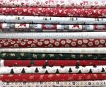 Weihnachtsstoffe verschiedene Designs Baumwolle Webware Weihnachten