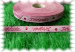 Prinzessin  Webband rosa