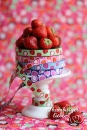 Yummy Strawberries Webband pink orange