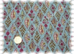 Jillies Corduroy flowers Hilco aqua