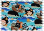 Little Pirat Elastic-Jersey turquoise    Rest 35 cm reduced!!