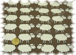 Schaf Günni Elastic-Jersey print sheep brown