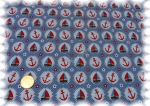 Seaside Fun Baumwolle Popeline blau Hilco by I'm sew happy