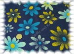 Blumenjeans  cotton denim stretch blue yellow