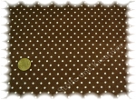 Flanell Punkte braun Robert Kaufman   _Stoffrest 53 cm reduziert