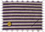 Maggie  Nicky Streifen Ringel lila   Stoffrest_48 cm reduziert
