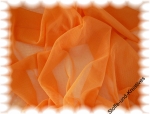 Fabric "transparent" orange   Rest 52 cm  reduced!!