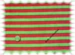 Streifennicky  Nicky stripes green, red     Rest 41 cm reduced!!