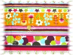 Zarminah cotton print multicoloured Rest 48 cm reduced!!