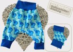DIY sewing kit fabric cuttings jersey elephants, cuffs sewing kit