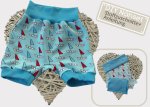 DIY sewing kit fabric cuttings jersey maritim, cuffs sewing kit