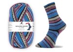 Flums Stretch-Sockenwolle von Golden Socks, Pro Lana,  Strumpfwolle blau lila