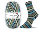 Flums, stretch sock wool, Golden socks, Pro Lana, golden socks green
