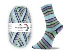 Flums Stretch-Sockenwolle von Golden Socks, Pro Lana,  Strumpfwolle grün türkis