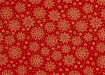 Sternengold christmas fabric, christmas cotton print red with golden stars